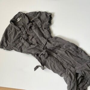 Lucky Brand women’s linen summer dress button down